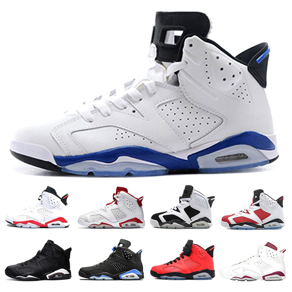 Newest Bred Men 6 6s Basketball Shoes Tinker UNC Black Cat White Infrared Red Carmine Toro Male Designer Trainer