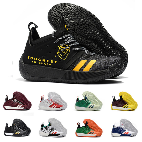 NEW Arrival fashion Men designer shoes James Harden Vol.2 Basketball Shoes Mens MVP Training Sneakers men Sports shoes Size 40-45