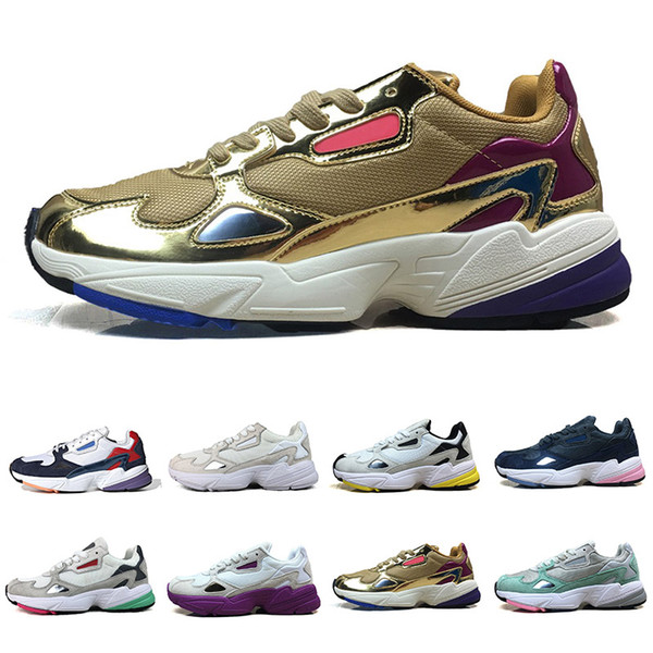 Hot Sale Falcon Asphalt Gold Purple Pink Mens Women Running Shoes for Top quality Man trainers Sliver Chaussure Sports Sneakers Size 36-45