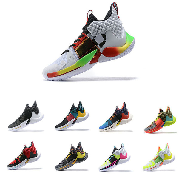 2019 Westbrook 2.0 II Newest Russell Why Not zer0.2 Mirror Image Sports Basketball Shoes Two Mens Zero.2 one Sports Athletic Sneakers 40-46