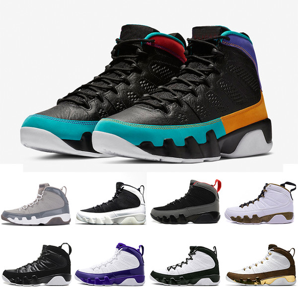 2019 High Quality 9 Dream It Do It UNC Bred Space Jam Athletic Shoes Men 9s Tour Yellow PE Spirit Anthracite Sneakers