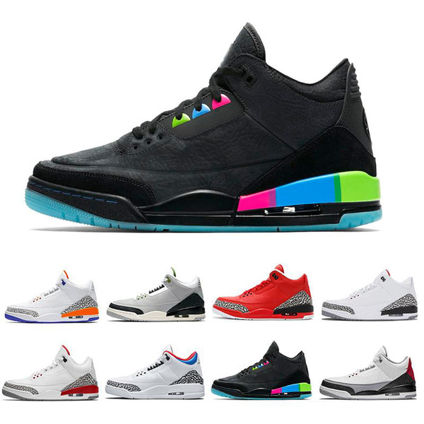 2019 Chlorophyll Mocha 3s Tinker 3 III Men Basketball Shoes Katrina Knicks Rivals Free Throw Line Quai 54 WOLF grey Men Sport Sneakers