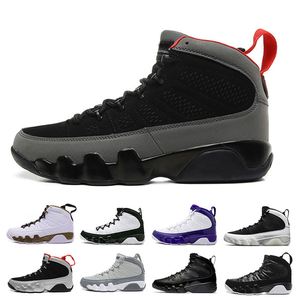 Men 9 Dream It Do It Basketball Shoes black university red dark concord canyon gold turbo green white 9s UNC Bred Trainers Sneakers