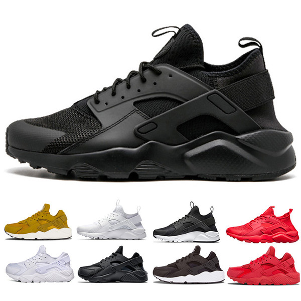 2019 Huarache 1.0 4.0 Running Shoes Women Men Top Quality Stripe Balck White Oreo Sport Shoes Designer Sneakers Trainers 36-45