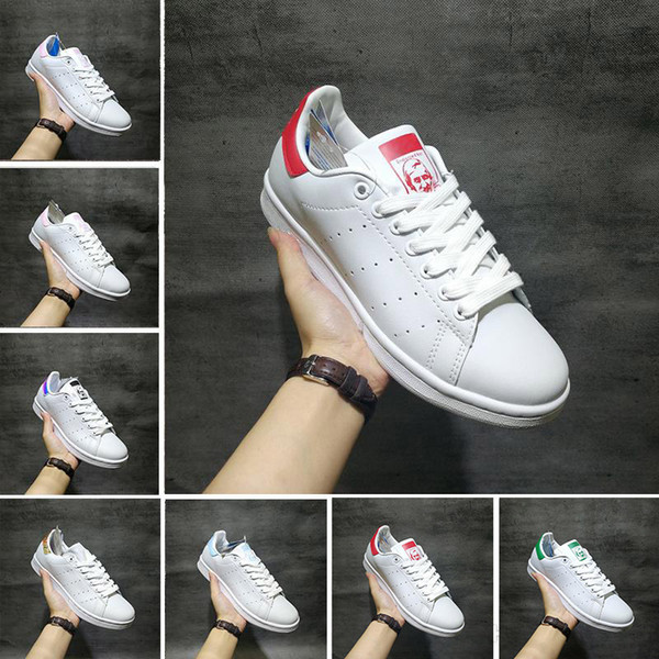 Fashion Cheap stan smith classic men women Casual shoes smiths Triple black white Outdoor mens outdoor leather sports trainer sneakers