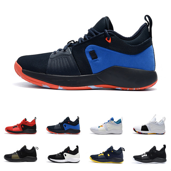 2019 Lights UP PG 2 PlayStation Taurus OKC PS March Madness The Road Master Basketball Shoes Paul George II PG2 2s Shoe