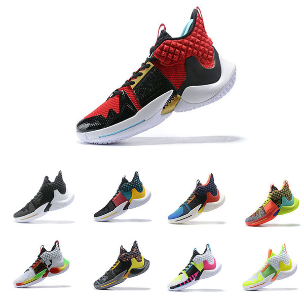 Russell Westbrook WHY NOT ZERO One 2 2019 New Arrival Mens Basketball Shoes High Quality Blue Black 2s 2.0 Sports Sneakers 40-46
