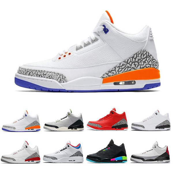 New Chlorophyll Mocha 3s Tinker 3 III Men Basketball Shoes Katrina Knicks Rivals Free Throw Line Quai 54 WOLF grey Men Sports Sneakers