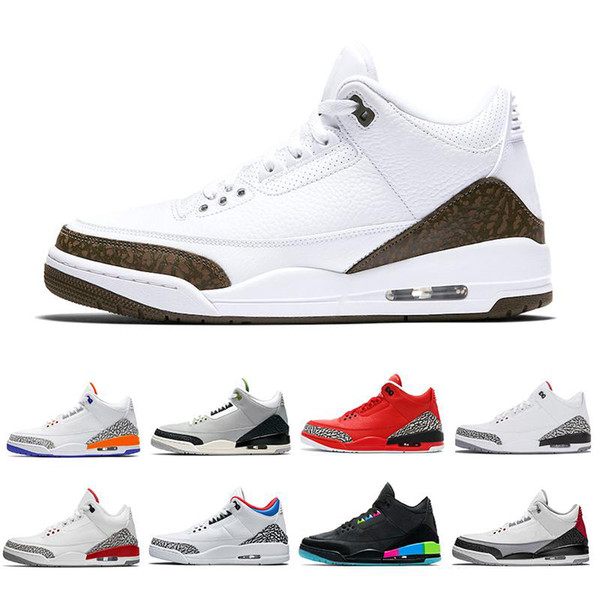 High Quality Chlorophyll Mocha 3s Tinker 3 III Men Basketball Shoes Katrina Knicks Rivals Free Throw Line Quai WOLF grey Man Sports Sneakers