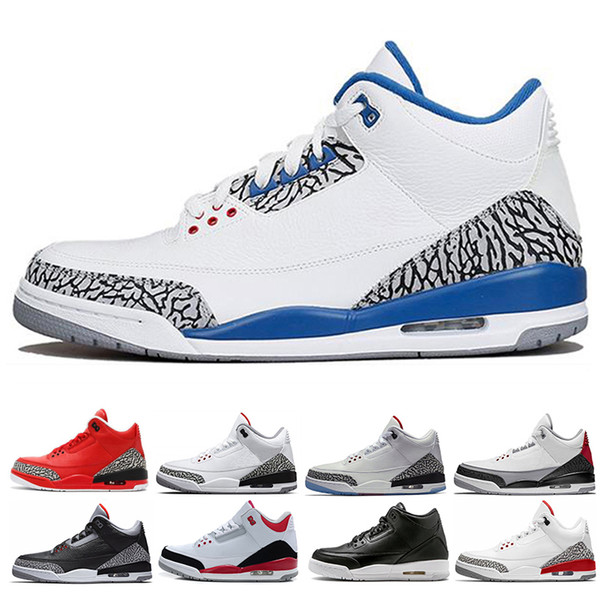 2019 Mens 3 III Basketball Shoes New Mocha Black Cement Katrina Sport Blue Top 3s Designer Shoes Outdoor Sport Classic Sneaker