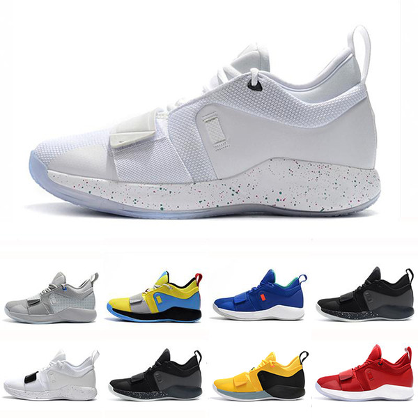 Gold Champion PG 2.5 University Red Opti Yellow Men Basketball Shoes Racer Outdoor Black Wolf Grey Mens Paul George sports sneakers