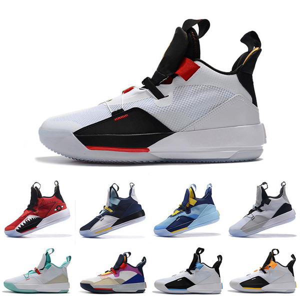 High Quality Mens Basketball Shoes XXXIII PF 33 Future of Flight Utility Blackout Tech Pack 33s Black Dark Smoke Grey Sail sneakers