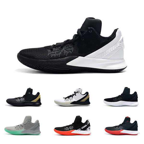 Men kyrie flytrap 2 basketball shoes low 5s Black white Gold Team Red Yellow youth kids kyries irving ii sneakers tennis size 7 12