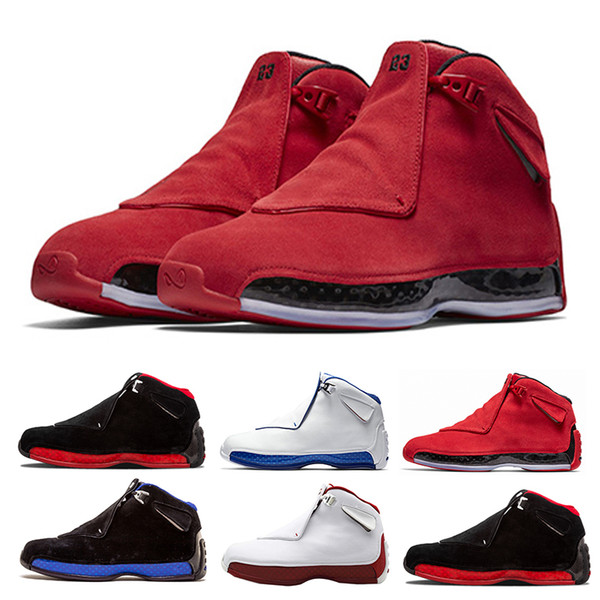 18 sneaker 18s Mens Basketball Shoes Toro OG ASG Bred Cool Grey Sport Royal Suede Blue Yellow Orange Trainers designer Sports Sneakers 8-12