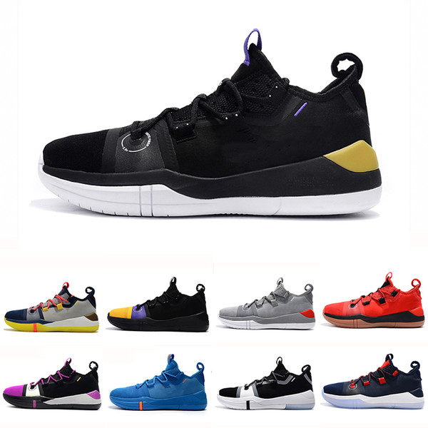 New Kobe AD EP Mamba Day Sail Multicolor men Basketball Shoes Wolf Grey Orange for black white Mens Trainers Sports Sneakers