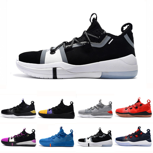 2019 Kobe Bryant AD EP Mamba Day Sail Multicolor Men Basketball Shoes Wolf Grey Orange Black White Mens Trainers Sports Sneakers Size 40-45