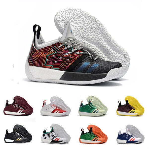 2019 New James Harden 2 Vol.2 Basketball Shoes James Men Harden 2 Championship MVP Finals Sports Training Sneaker Running Shoes Size 40-45
