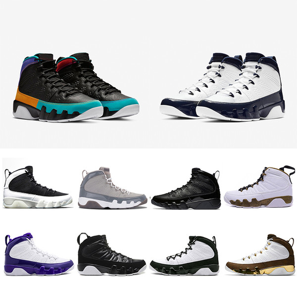 Hot Sale Dream It do it UNC 9 IX 9s mens Cheap Athletic shoes LA Oreo University Blue Bred space jam Sneakers 41-46