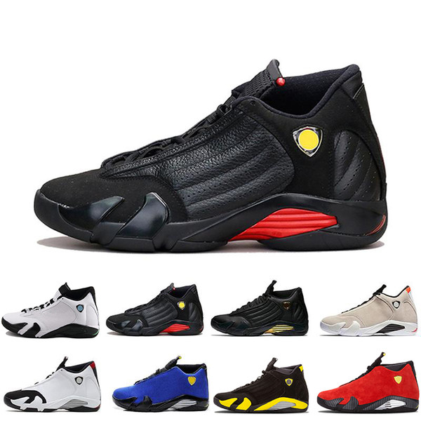 High Quality 14 14s Men Black Toe Fusion Varsity Red Suede Thunder Mens Athletic Shoes Last Shot DMP Candy Cane Anti-slip Sneakers