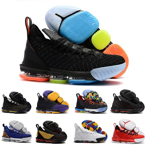 Mens lebron Shoes 16 basketball shoes Multi color Fruity Pebbles Gold Black Purple Leopard Red Boys Girls Women youth kids sneakers boots
