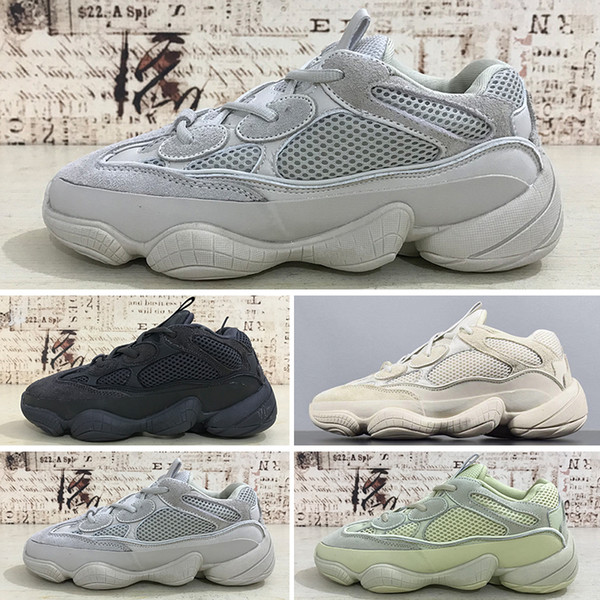 TT Hot High Quality Luxury Designer 500 Blush Desert Rat 500 Super Moon Yellow Running Shoes Utility Run Black Sneaker Athletic Sports Shoes