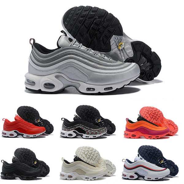 97 Plus TN Running Shoes For Mens Women 97S Tour Yellow Black White Brown Racer Pink Red Trainers Sports Designer Men Sneakers