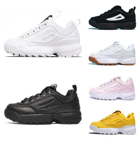 2019 New Luxury Designer Shoes For Women Men Disruptors White Black Gold Pink Mens Trainers Women Increasing Sports Sneakers