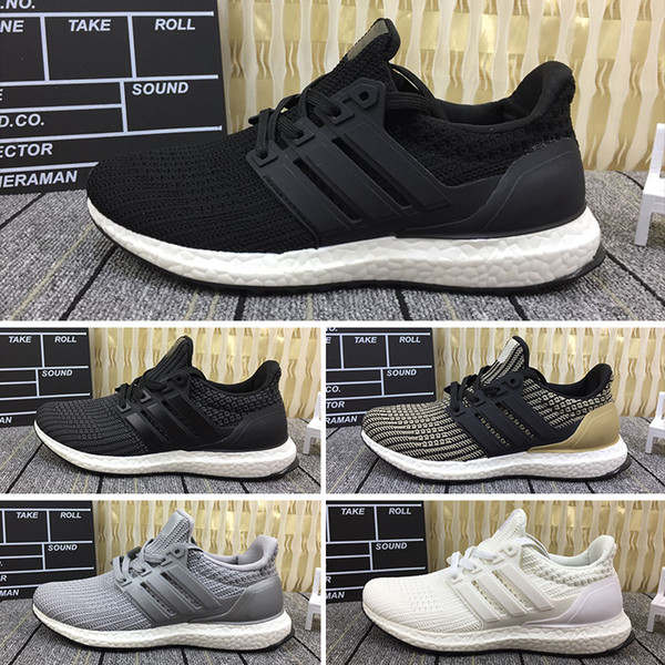 2019T 2019 new Ultra 3.0 4.0 Triple Black and White Primeknit Oreo CNY Blue grey Men Women Running Shoes Ultra sport Sneakers