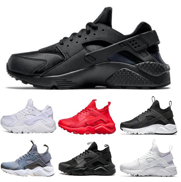 2019 Huarache 4 Breathe Casual Shoes For Men Women,Woman Mens Navy Blue tan Huaraches Multicolor Sneakers Athletic Trainers Size 36-45