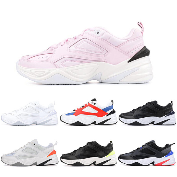 High quality Men Women Sports Sneakers M2K hiking shoes Pink Black White Monarch Tekno Dad Running Shoes size US 5.5-11