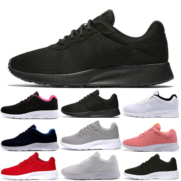 Wholesale woman shoes trainers Designer Shoes Luxury Sneakers tanjun black white Red blue react race runners kis london Jogging casual mens