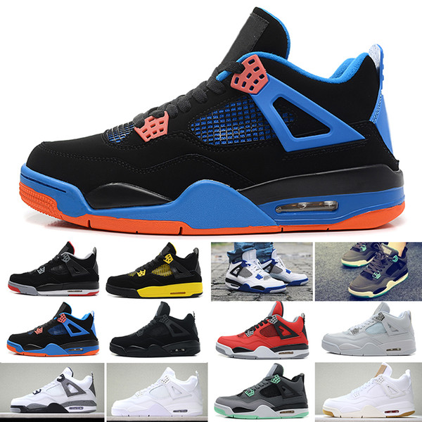 2019 new 4 4s Basketball Shoes men White Black Grey Watermelon red Fluorescent green unisex trainers Sports Sneakers
