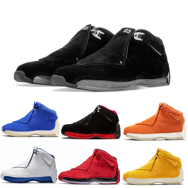 2019 18 18s Mens Basketball Shoes Toro OG ASG Black White Red Bred Royal Blue Designer Outdoor Sports Sneakers Trainers Size 41-47