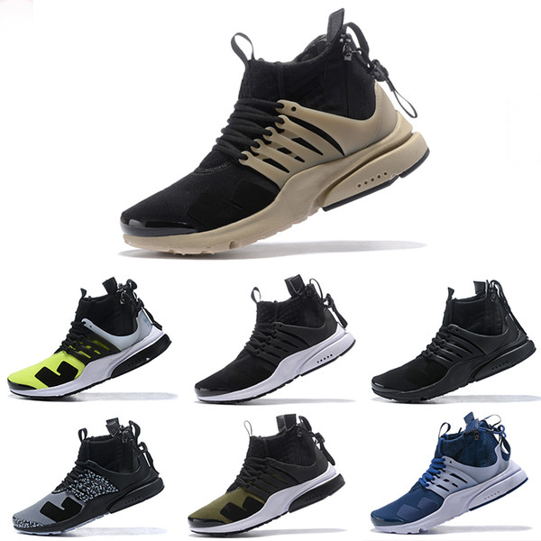 2019T Acronym x Presto mid running shoes men trainers women designer sports sneakers Hot Lava Dynamic Yellow Racer Pink Cool Grey 36-45