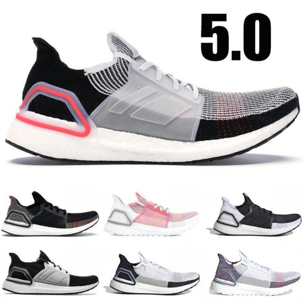 Ultra Boost 19 5.0 Men Running Shoes Black White Ultraboost 3.0 4.0 For Womens Trainers Breathable Designer Running Shoes