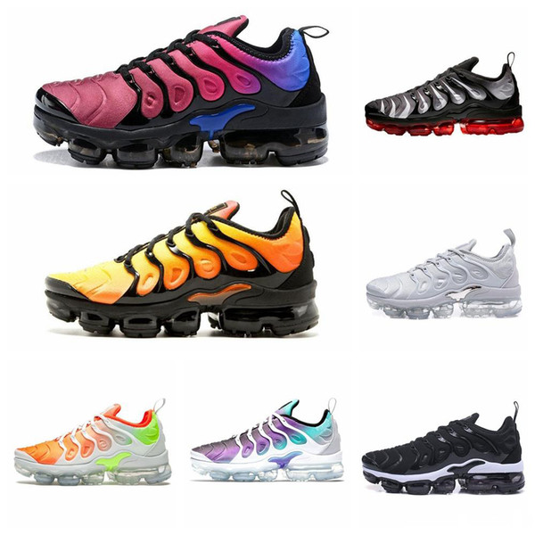 2019 NEW TN Plus Game Royal Orange Tangerine mint Grape Volt Hyper Violet Trainers Sports Sneaker Mens Women Designer Running Shoese 36-46