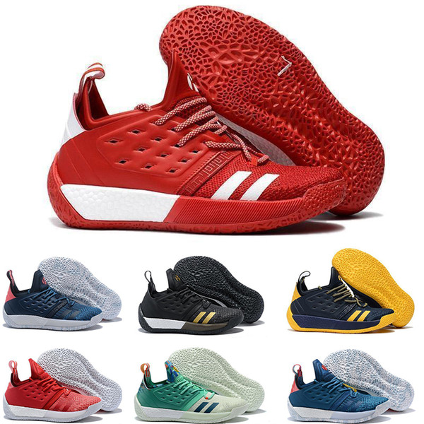 2019 Harden 2 Vol.2 Men Basketball Shoes Harden 2.0 Trainers Championship MVP Finals Mens Designer Sports Sneakers Size 40-46