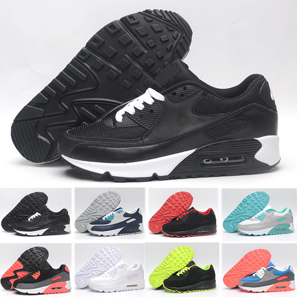2018 NEW casual shoes for men 90 Anniversary Pack lawsuits Bronze Black Infrared Running Shoes Men Women Brand Trainers Casual Shoes mixe