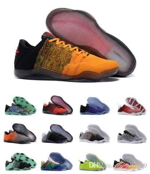 2018 High Quality Kobe 11 Elite Men Basketball Shoes Red Horse Oreo Sneaker KB 11s Mens Trainers Sports Sneakers Size 40-46