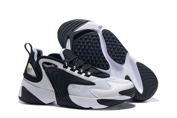 M2k Tekno Zoom 2K ZM 2000 Men Lifestyle Outdoor Shoes Black White Blue Orange Size US 7-12