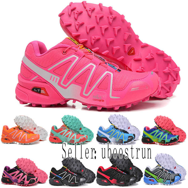 hot selling 2019 solomon Mountaineering women shoes speedcross 3 Waterproof anti-slip breathable light comfortable size eu 40-46