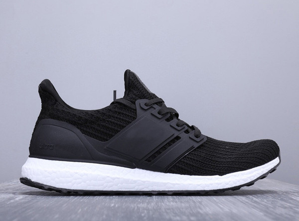 2019 newest ultra 4.0 core Triple Black white Primeknit Runner fashion Running sneaker sports shoes for men women