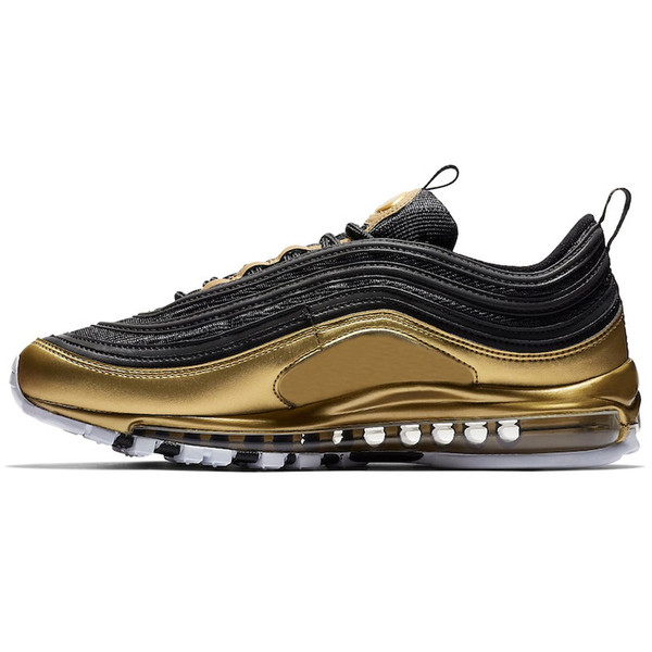 Designer 97 Plus Tn Triple White Black Pink Running Shoes OG Metallic Gold Silver Bullet Mens Trainers Women Sports Shoe Sneakers