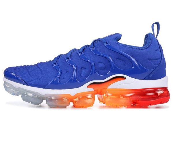 Newest Fades Work Blue TN Plus Men women Running Shoes Pure Platinum Bright Crimson Hyper Rainbow Mens Volt Wolf Grey sports sneakers