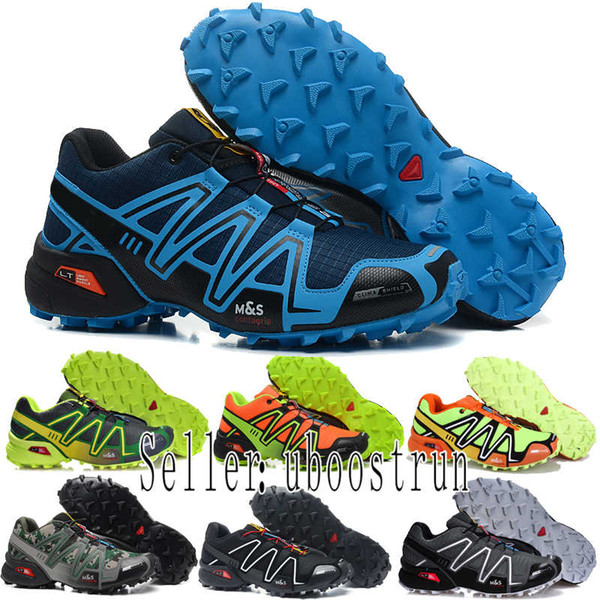 2019 Cross 3CS III Mens women running Shoes zapatos hombre Speed Sport Sneakers Men Black outdoor athletic Speedcross Solomon Shoe