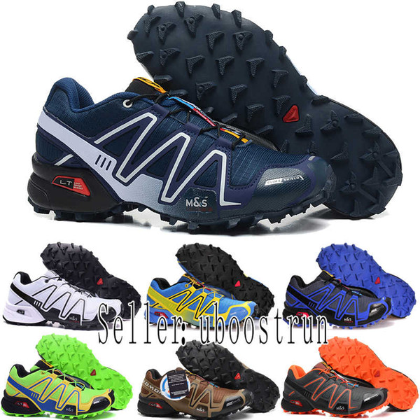 hot selling 2019 solomon Mountaineering man shoes speedcross 3 Waterproof anti-slip breathable light comfortable size eu 40-46