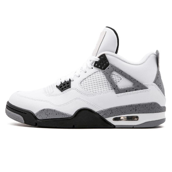 4 CACTUS JACK Travis Scotts x 4s Houston Oiler White Cement Raptors KAWS IV Mens Basketball shoes Pure MONEY Royalty Sports Shoes Sneakers