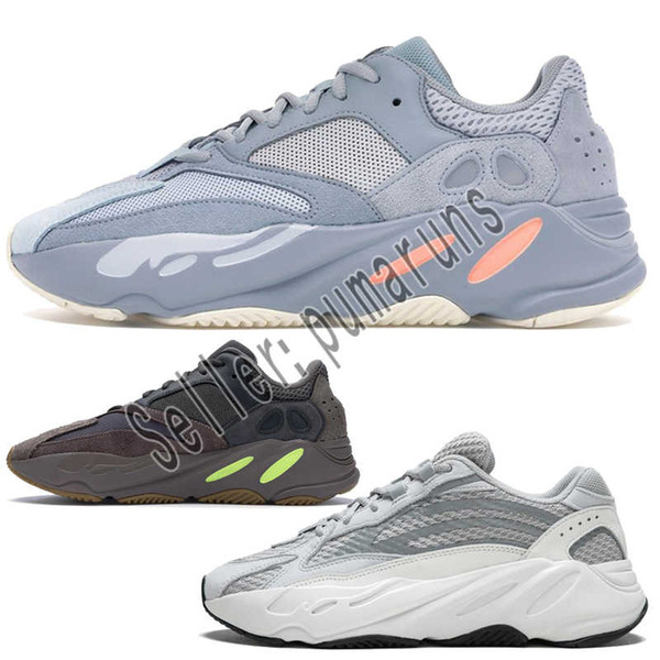 2019 Kanye 700 Wave Runner Mauve Inertia Geode Running Shoes Men Women West 700 Trainers Butter Shoes Sport Sneakers With Box