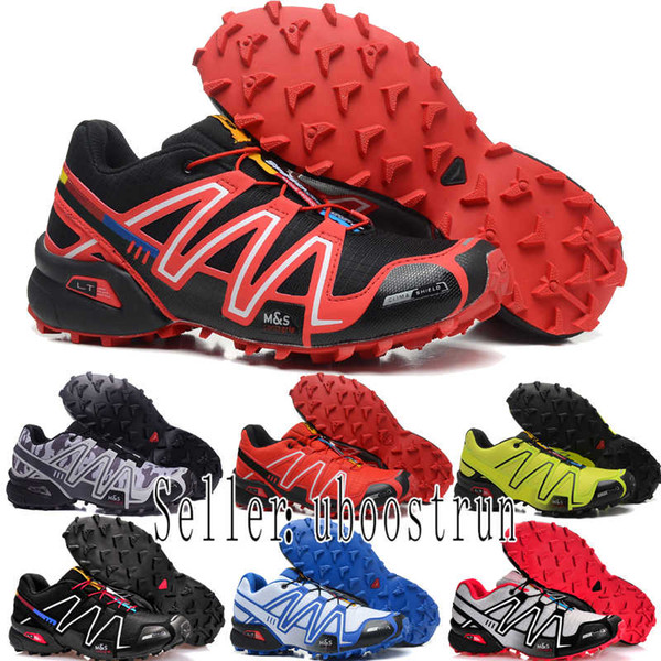 Men Shoes zapatos hombre Speed Cross 3CS III Sport Sneakers Men Black outdoor athletic Speedcross Solomon running Shoes