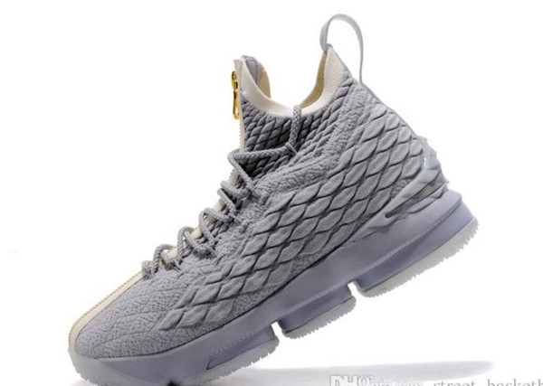 2018 New designer shoes 15 EQUALITY Black White fashion breathable Basketball Shoes for Men 15s EP Sports Training Sneakers Size 40-46